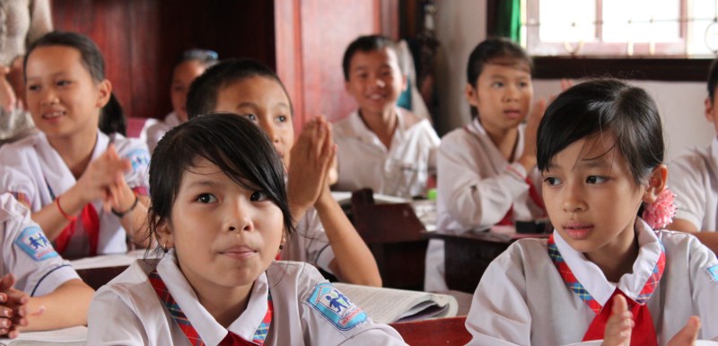 SKAGEN Fondene støtter barns utdanning i Viet Tri, Vietnam. Foto: SOS-barnebyer