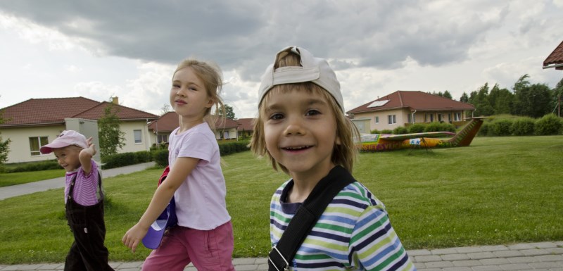 Barn i SOS-barnebyen i Valmiera, Latvia. Foto: Marko Maegi