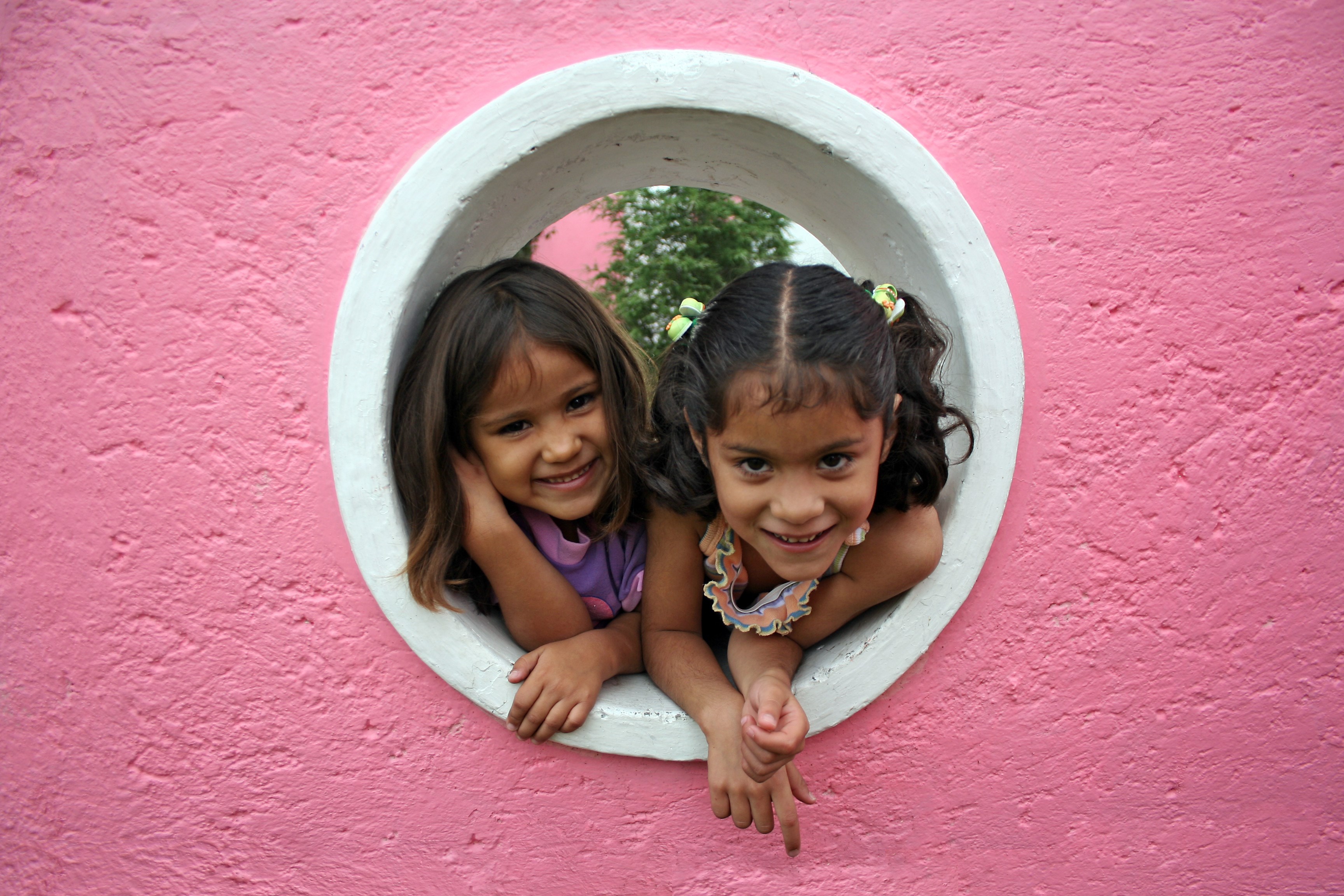 Barn i SOS-barnebyen i Huehuetoca i Mexico. Foto: Christian Martinelli