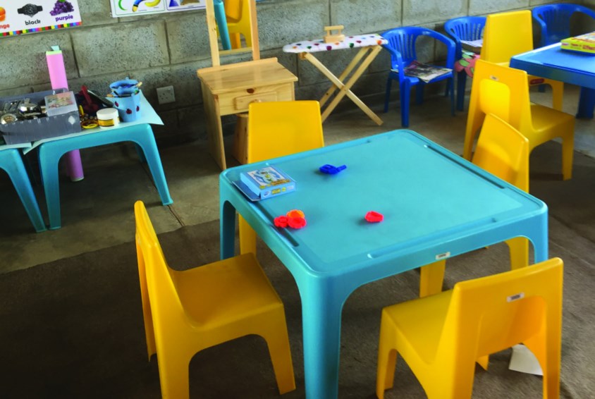 De nye barnehagen står klar i Bindura! Foto: Espira