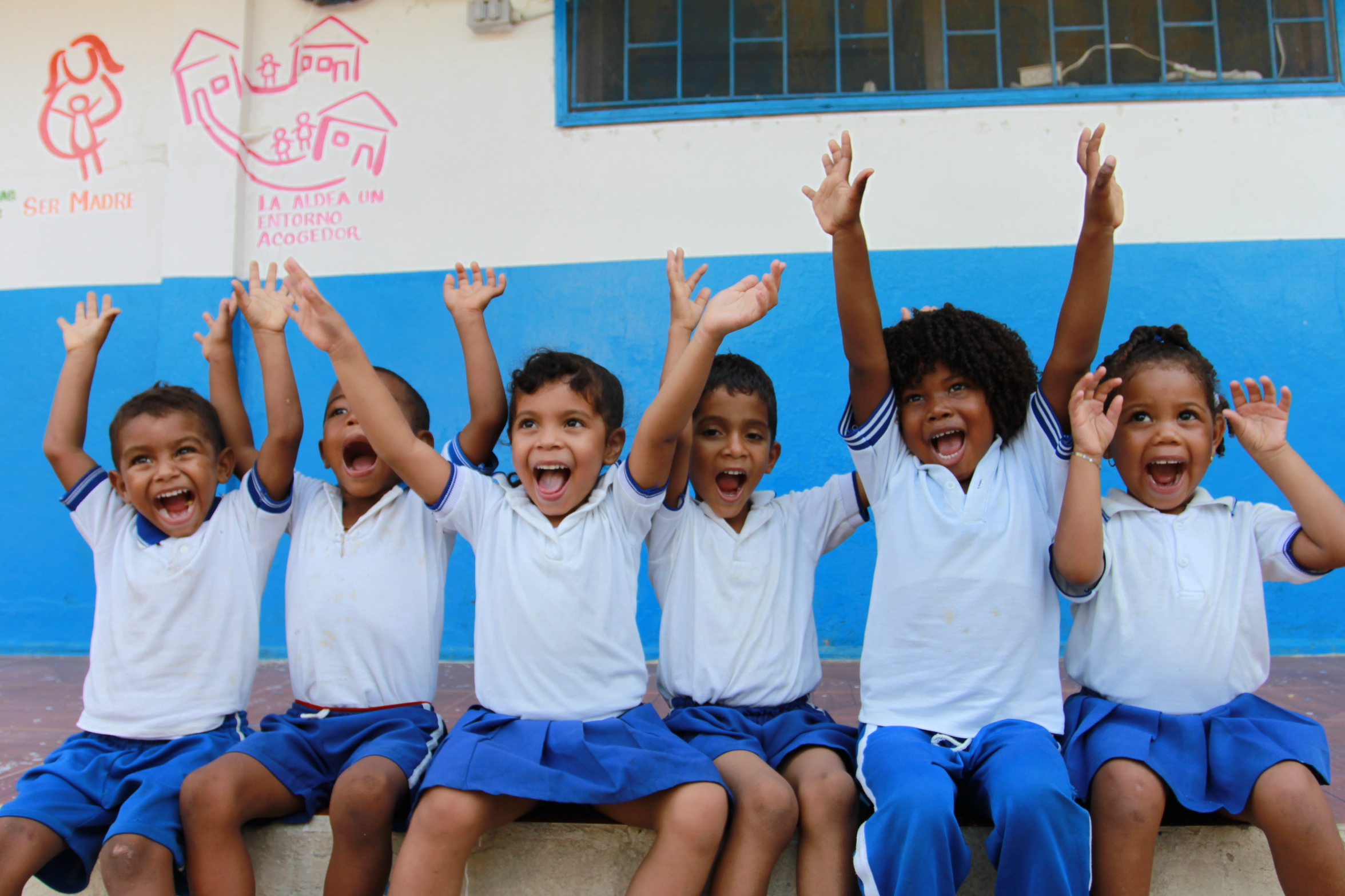 SOS-barnebyer støtter barn i både SOS-familier og i deres egne biologiske familier i Colombia.