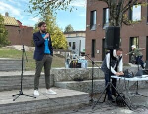 Joakim Dimoski fra SOS-barnebyer snakker om vårt arbeid i Tanzania.
