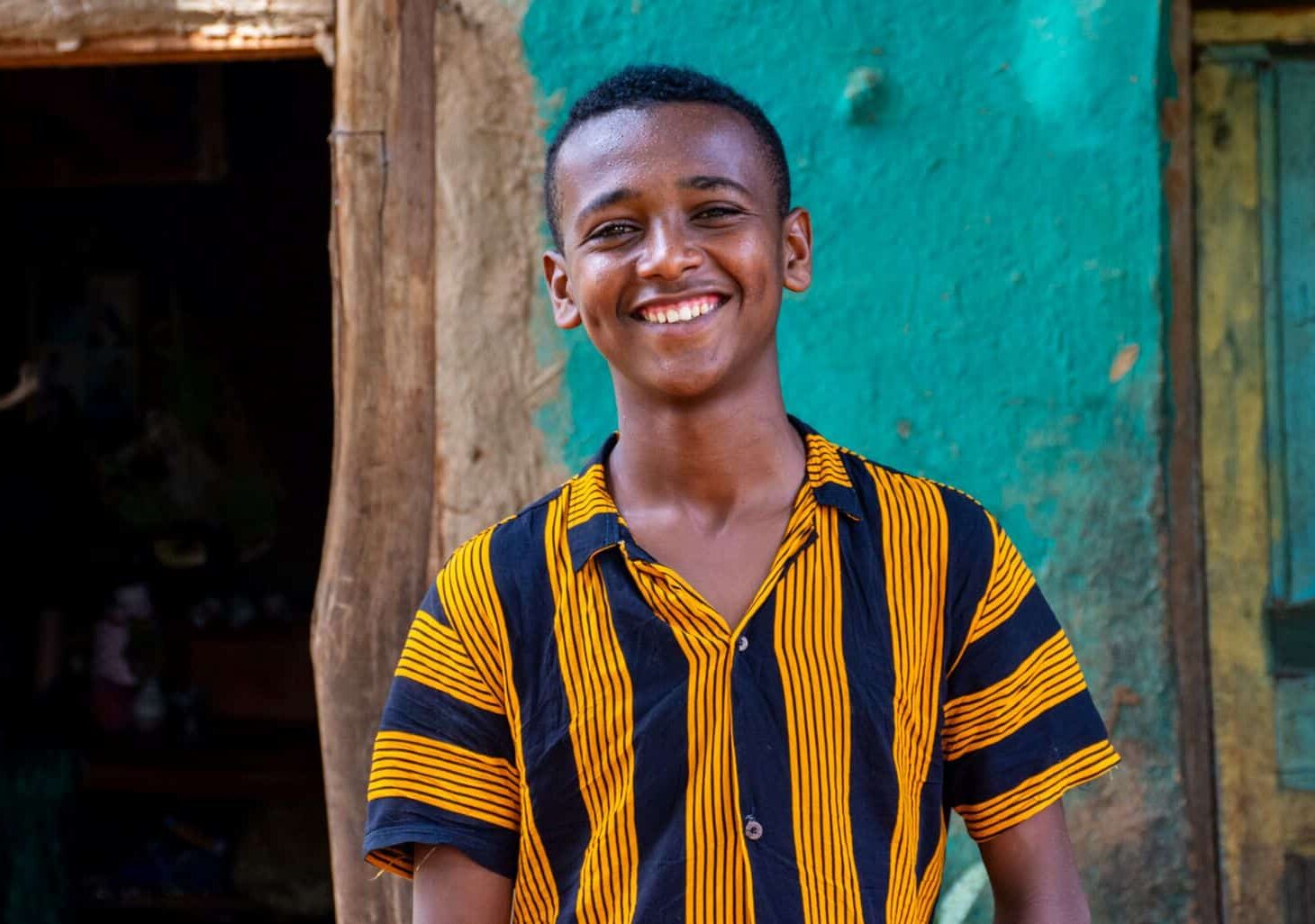 Dawit er blitt reddet fra livet på gata i Etiopia