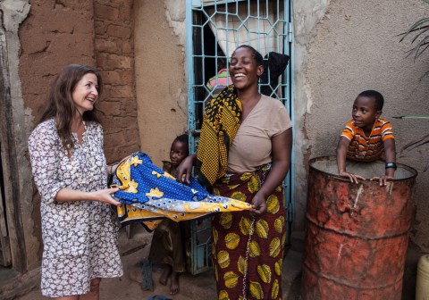 Rita Eriksen besøkte SOS-barnebyers programmer i Tanzania for to år siden. Foto: Bjørn-Owe Holmberg