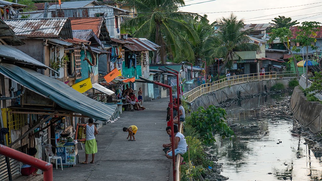 Tacloban er ett av de fattigste områdene på Filippinene.