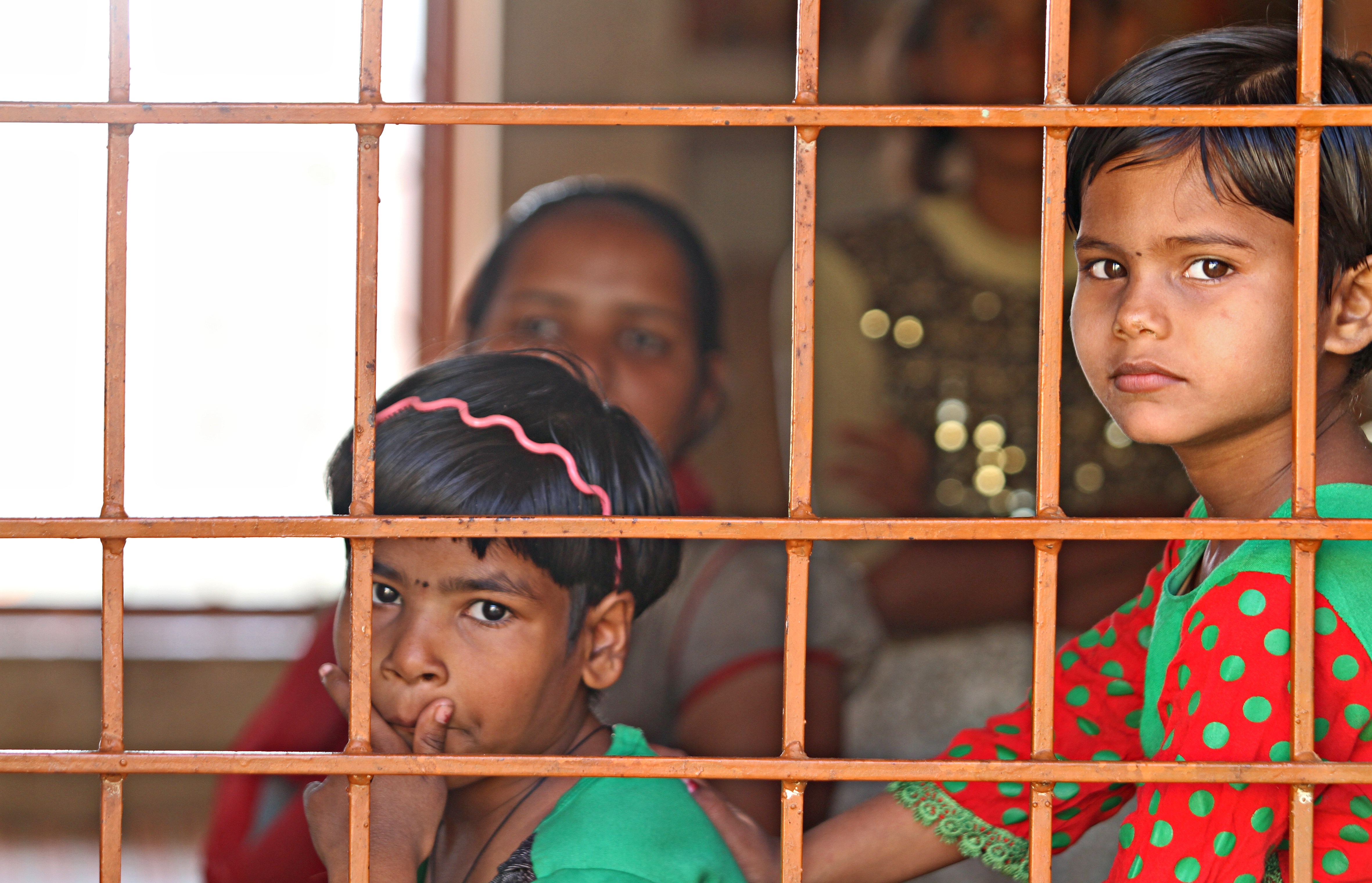 I India blir foreldreløse barn under seks år adoptert. Hvis  de ikke får en ny familie før seksårsdagen ender de på barnehjem. Foto: Bjørn-Owe Holmberg