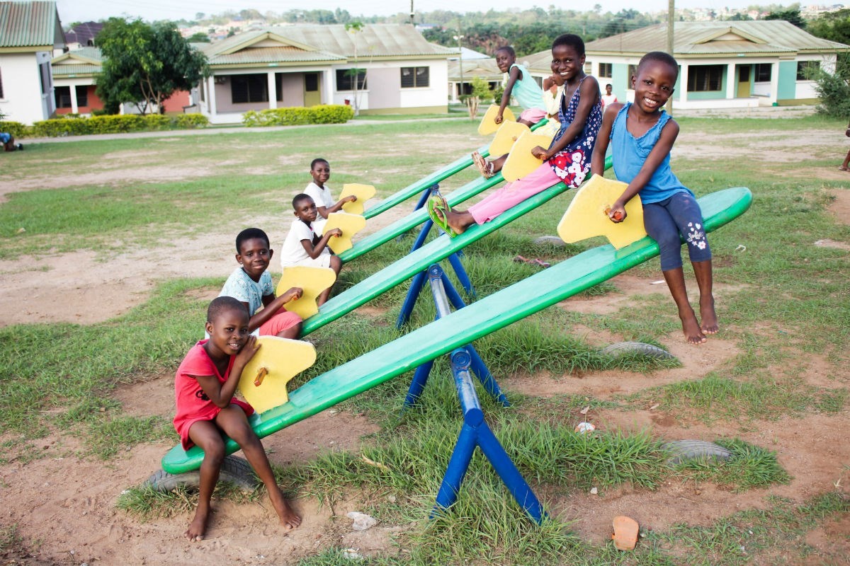 SOS-barnebyen Kumasi i Ghana. Foto: SOS-barnebyer