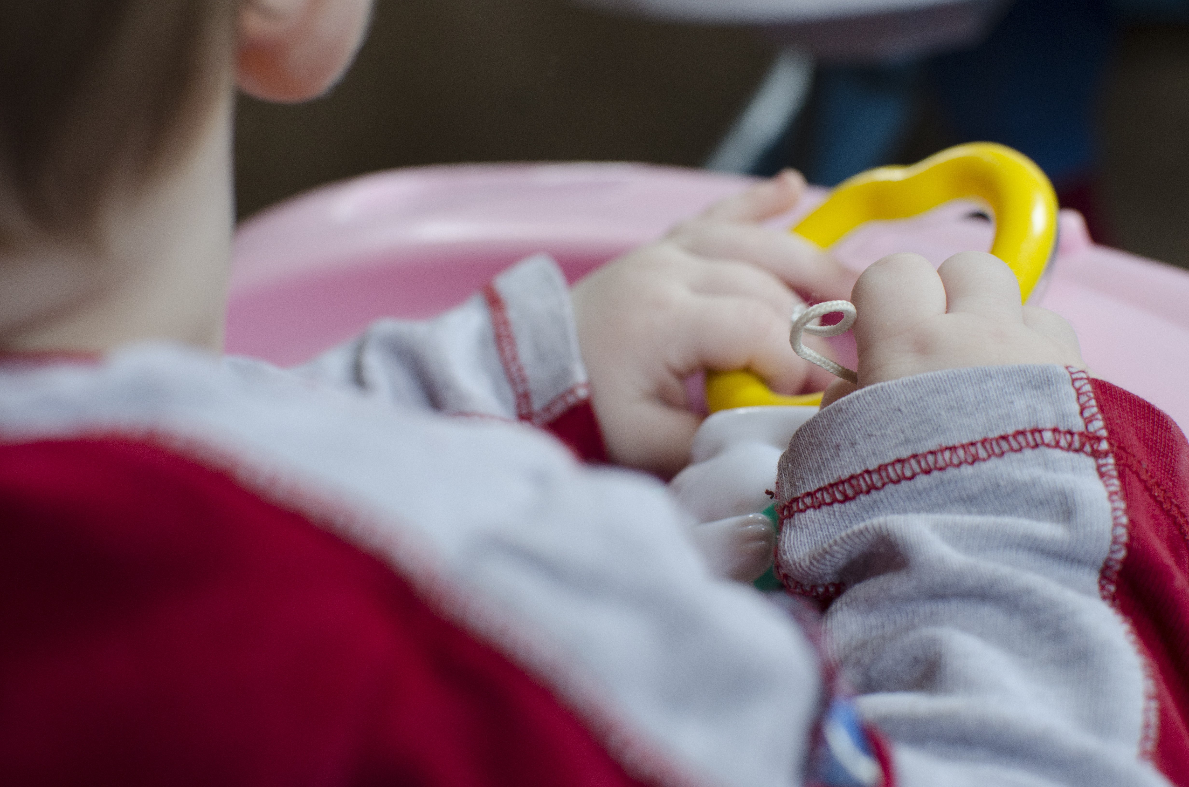 One of the babies cared for at the baby center in Pristina. Photo: Katerina Ilievska