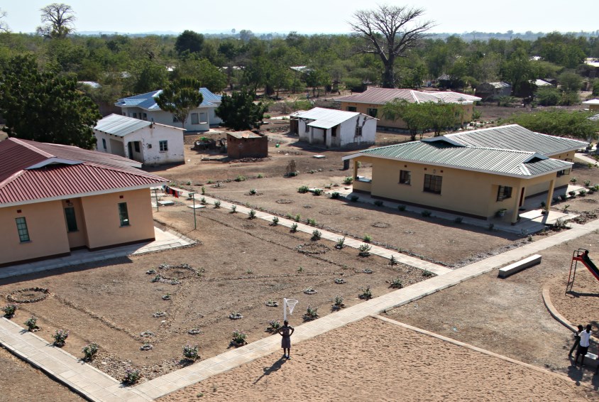 Den nye SOS-barnebyen i Ngabu, Malawi, ved åpningen i fjor. Foto: Bjørn-Owe Holmberg