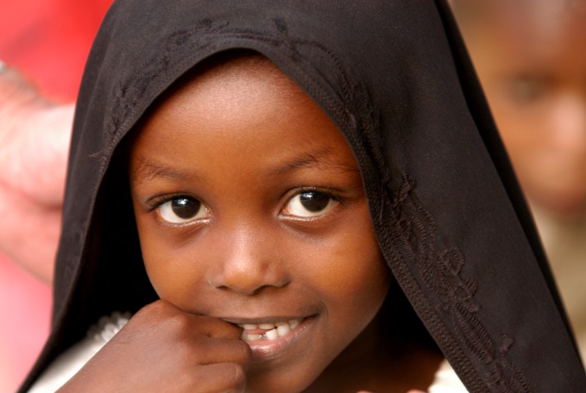 Girl in SOS Children's Village Zanzibar, Tanzania. Photo: Katja Snozzi