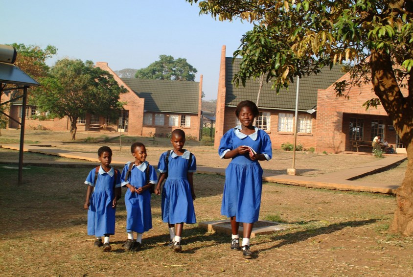 Girls going to school SOS Children's Village Lilongwe, Malawi. Photo: Alexander Gabriel