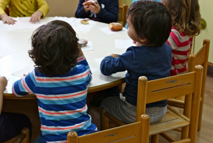 Barn i SOS-barnehagen kommer både fra SOS-barnebyers programmer og lokalområdet.