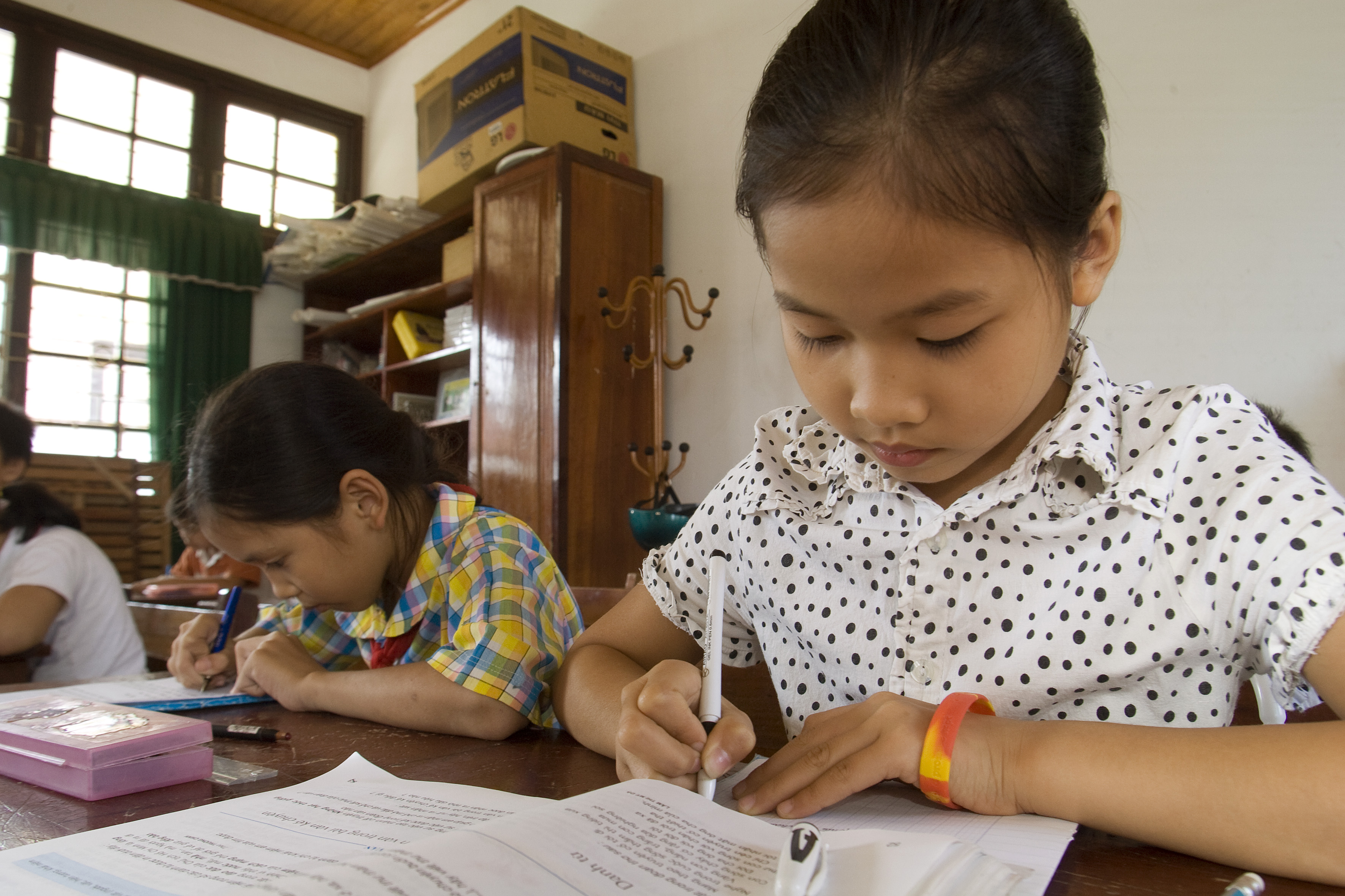 Elever ved SOS-skolen i Viet Tri, Vietnam. Foto: Benno Neeleman