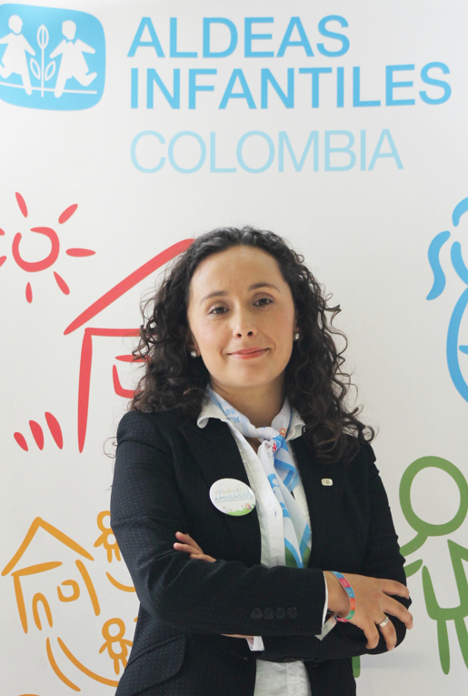 Ángela Rosales, nasjonaldirektør i SOS-barnebyer i Columbia. 