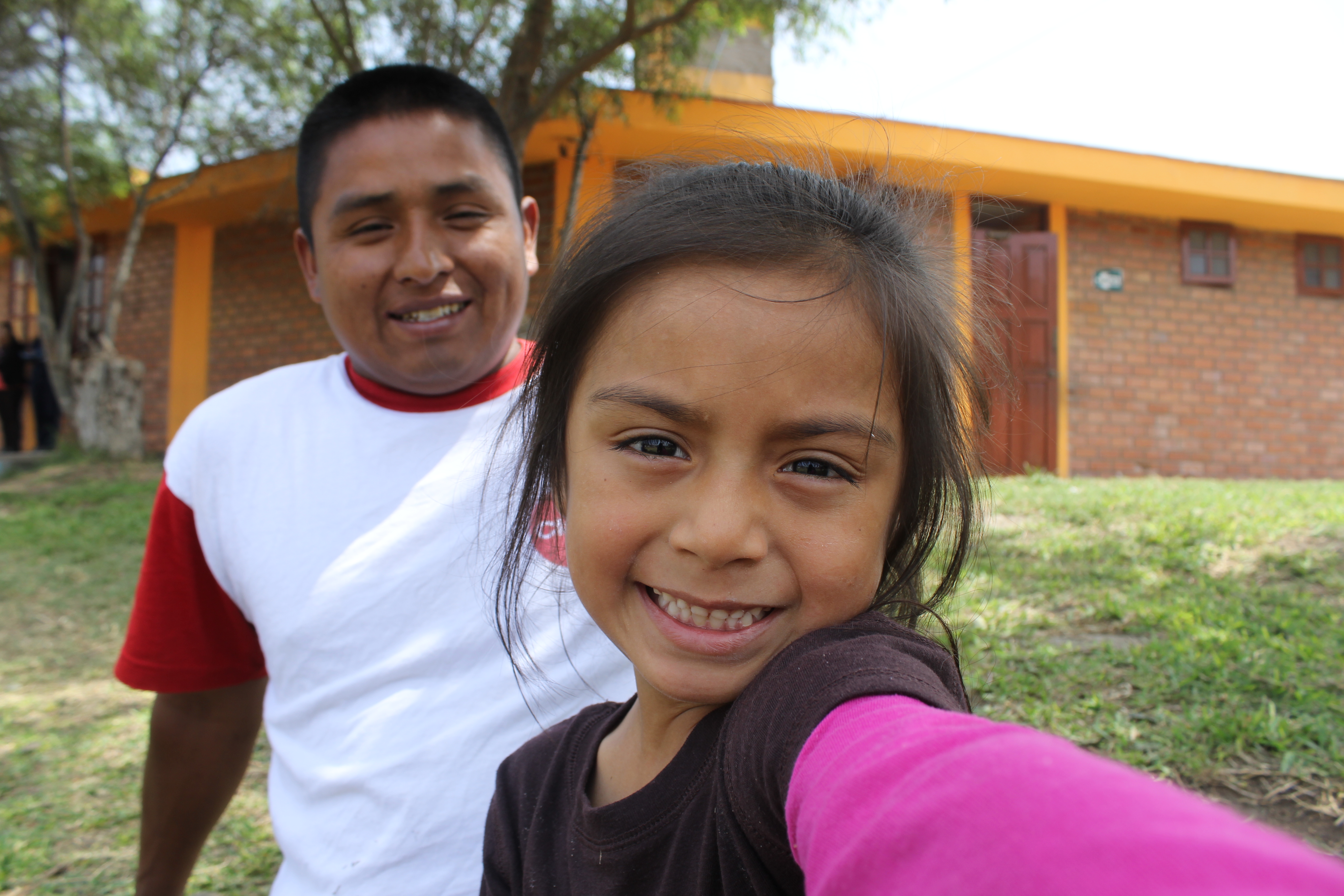This girl and her family gets support from one of SOS Children's Villages' Social Centres in Peru. 