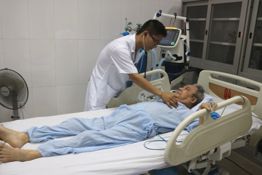 Thao på jobb som lege ved sykehuset i Hanoi.