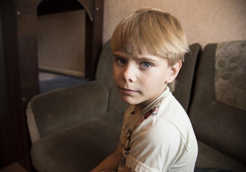 En gutt fra SOS-familieprogrammet. Foto: Katerina Ilievska
