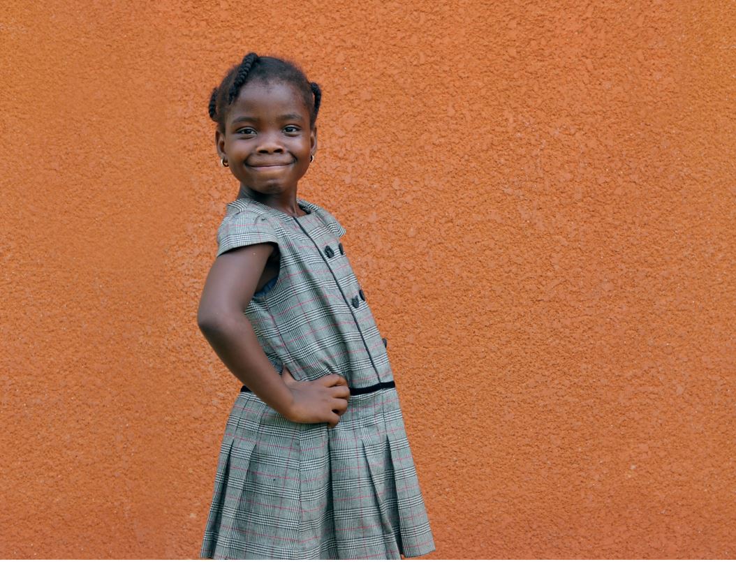 Jenta fra SOS-barnebyers familieprogram. Foto; Sebastien Taylor.