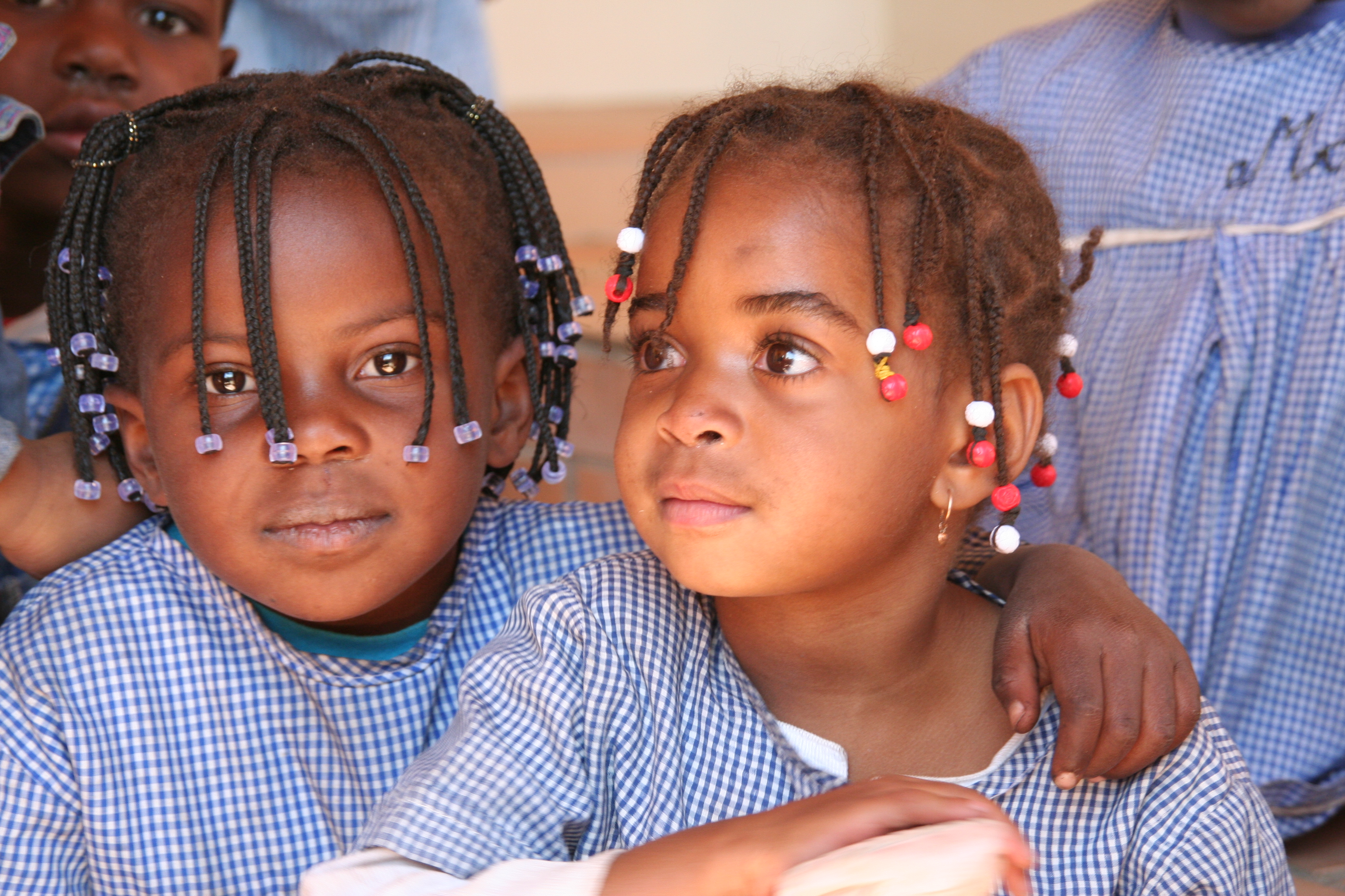 Søsken fra barnebyen i Lubango, Angola. Foto: Brenda Dimbleby