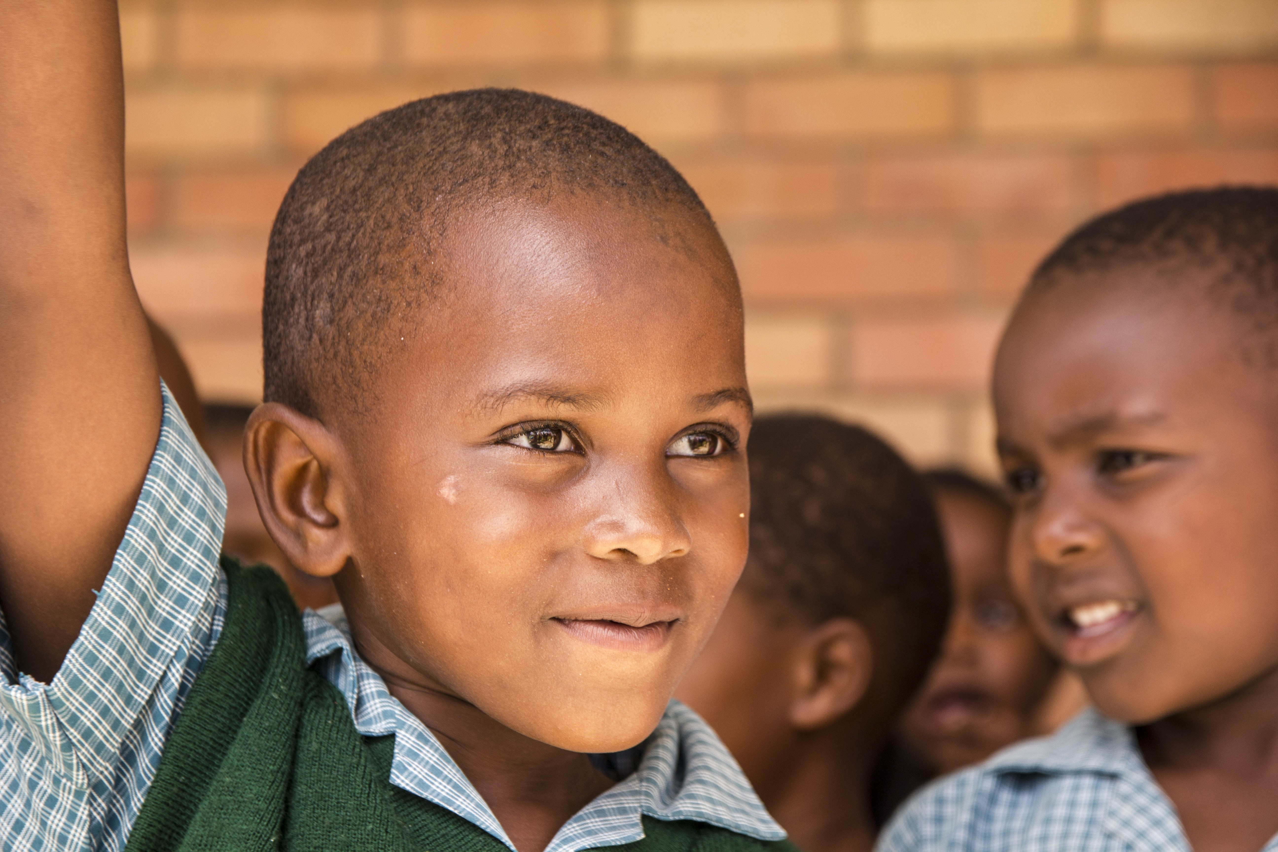 Barn i barnebyen i Siteki, Swaziland. Foto: Mats Hvalsengen