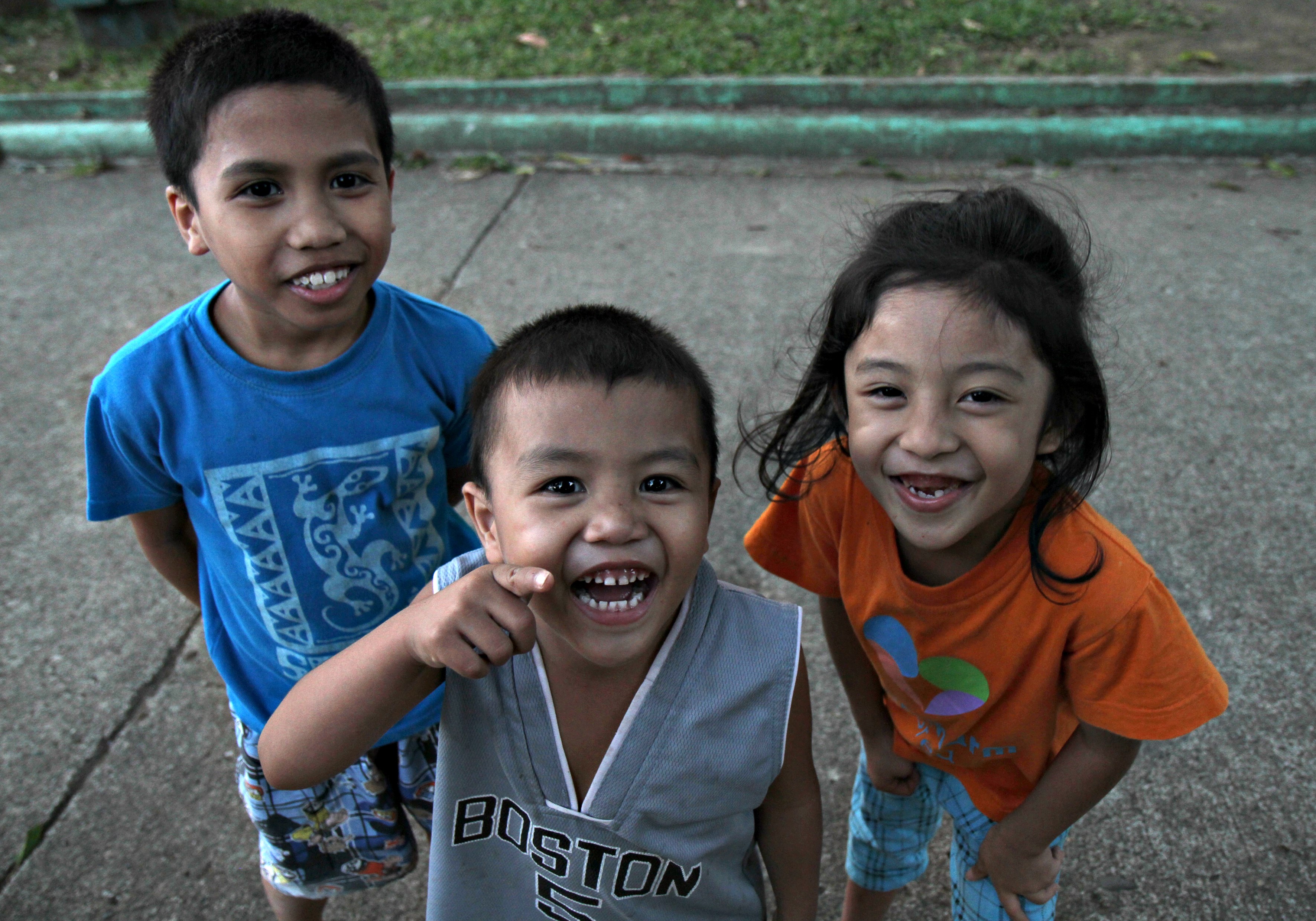 Barn i en SOS-barneby på Filippinene. Foto: SOS-arkiv